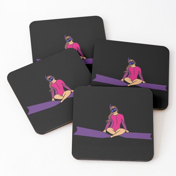 Item preview, Yoga Freediver Girl designed and sold by TheSaltSirens.