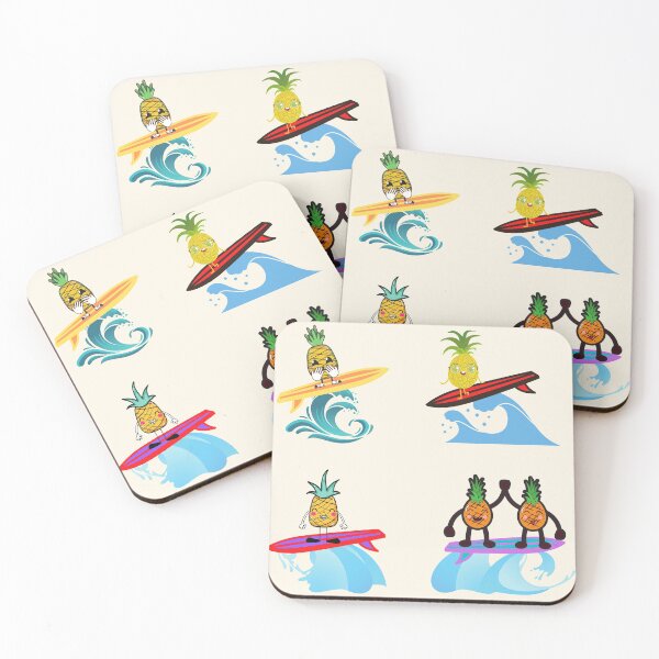 Item preview, Surfing Pineapples | Bizarre Surfers Pack 17 designed and sold by SerendipityNow.