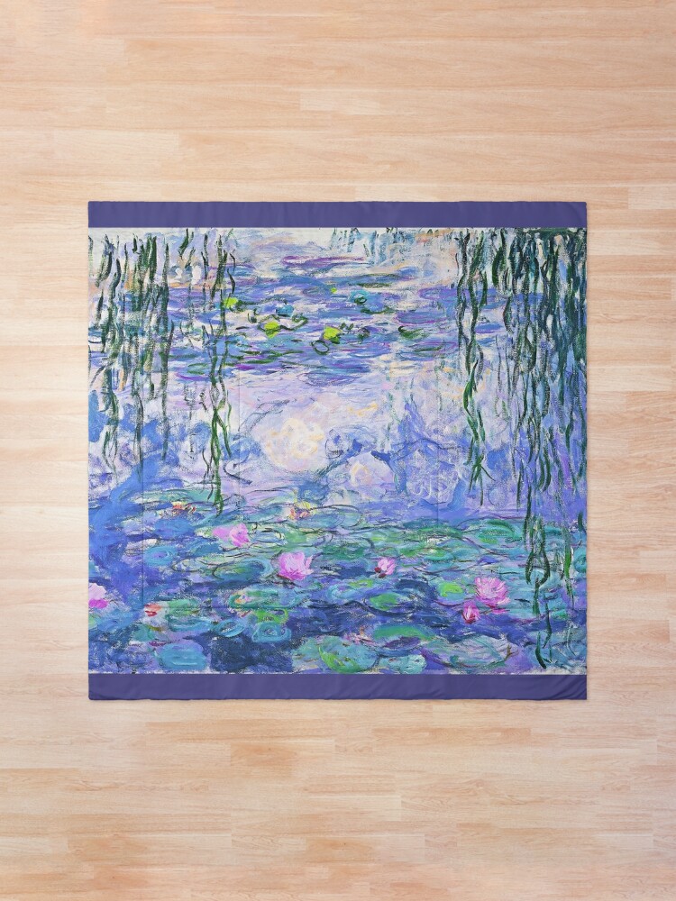 Alternate view of Claude Monet Water Lilies Comforter