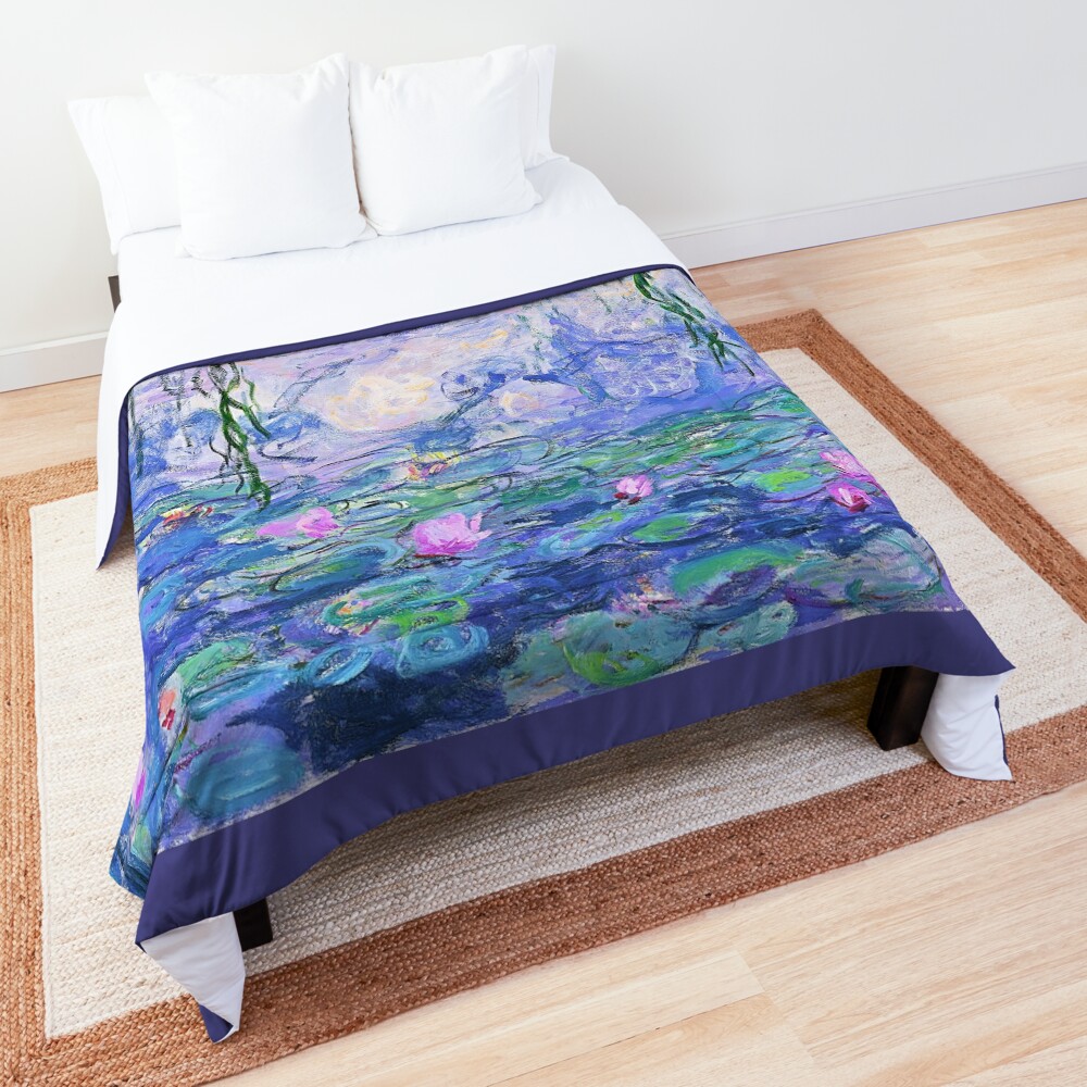 Claude Monet Water Lilies Comforter
