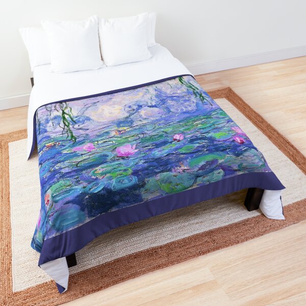 Claude Monet Water Lilies Comforter