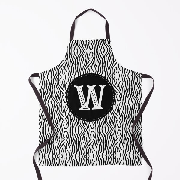 Item preview, Zebra Monogram Letter W designed and sold by MarkTees.