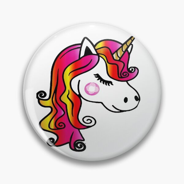 Item preview, Fun Unicorn with Flaming Color Hair designed and sold by gthylla.