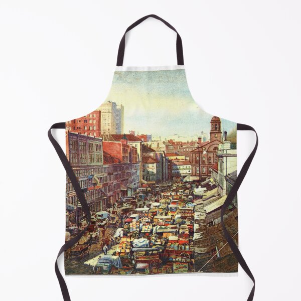Item preview, Street market scene - 1897 Robert Evans & co. designed and sold by killies.
