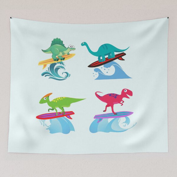 Item preview, Surfing Dinosaurs | Bizarre Surfers Pack 18 designed and sold by SerendipityNow.