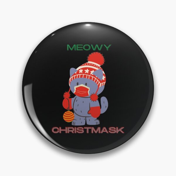 Artikelvorschau, Meowy Christmask Cute Cat entworfen und verkauft von gjen53.