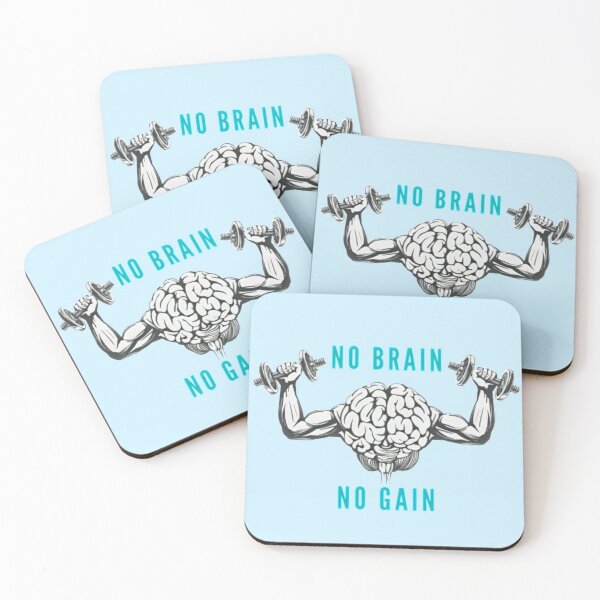 Item preview, No brain no gain. Gains by brains designed and sold by soniaaseguin.