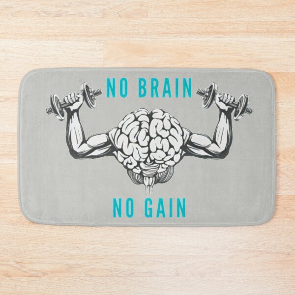 Item preview, No brain no gain. Gains by brains designed and sold by soniaaseguin.