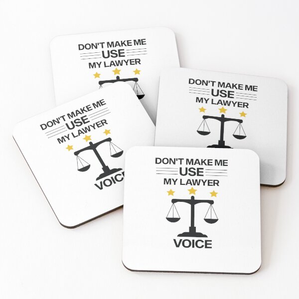 Item preview, Don't make me use my lawyer voice Gift lawyer designed and sold by All in One  Design.