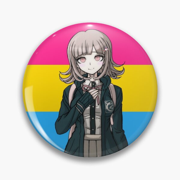 Item preview, Chiaki Nanami Pansexual pin  designed and sold by Cosplayshin.