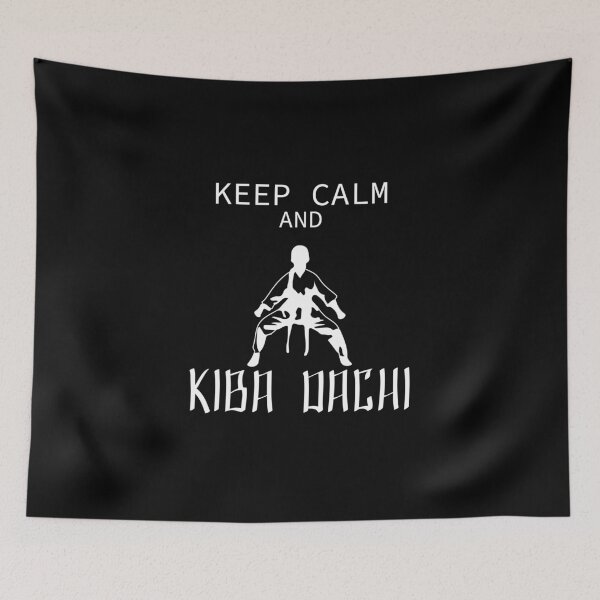 Item preview, Keep calm and Kiba Dachi (F, white) designed and sold by FoxiOnTheRun.