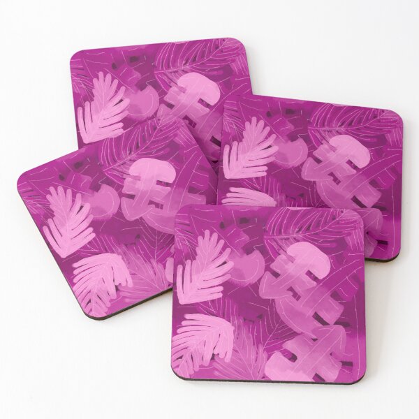 Item preview, Pink Fern Pattern designed and sold by punkauracrystal.