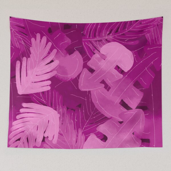 Item preview, Pink Fern Pattern designed and sold by punkauracrystal.