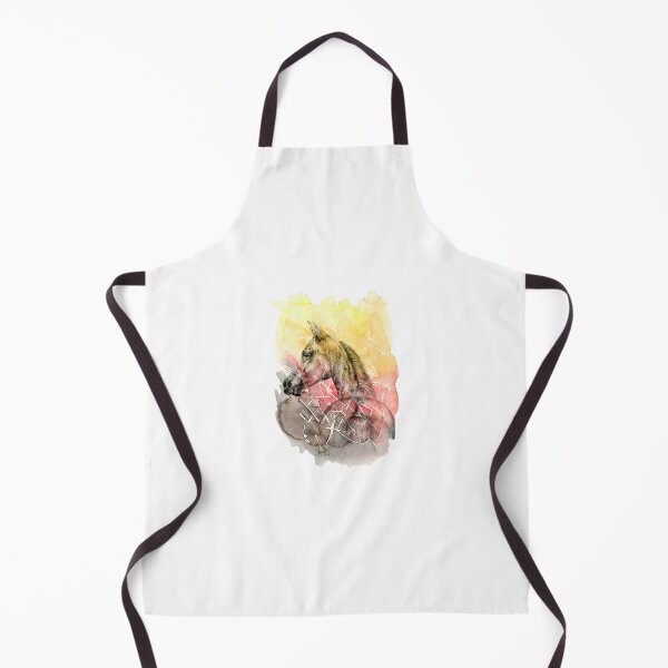 Item preview, Cool horse looking over in watercolour and graphite  designed and sold by GJ Art Studios.