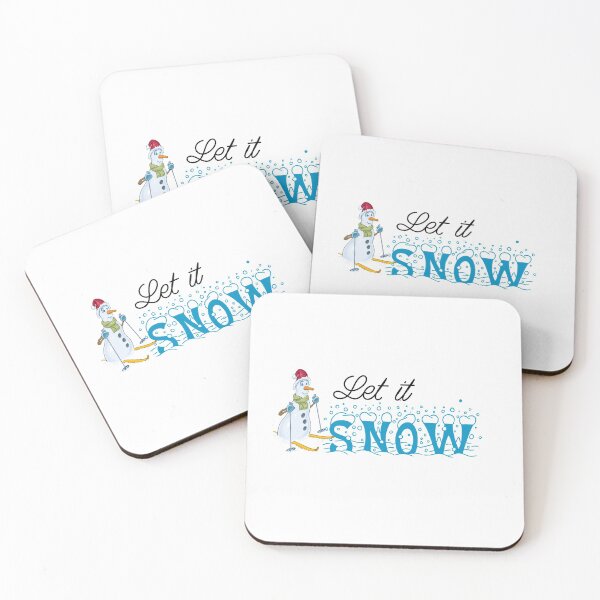 Item preview, Let it Snow - Snowman Skiing designed and sold by SkyTastic.