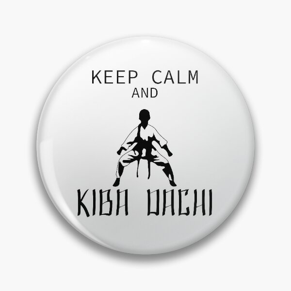Item preview, Keep calm and Kiba Dachi (F, black) designed and sold by FoxiOnTheRun.