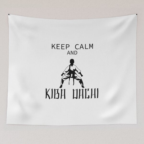 Item preview, Keep calm and Kiba Dachi (F, black) designed and sold by FoxiOnTheRun.