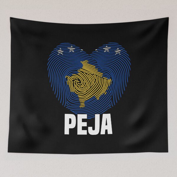 Item preview, Peja Kosovo fingerprint homeland designed and sold by Nessshirts.
