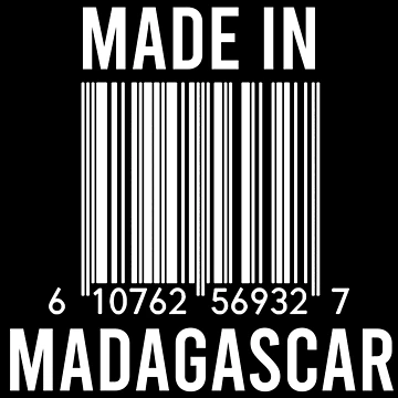 Artwork thumbnail, Made In Madagascar by RandomStuffShop