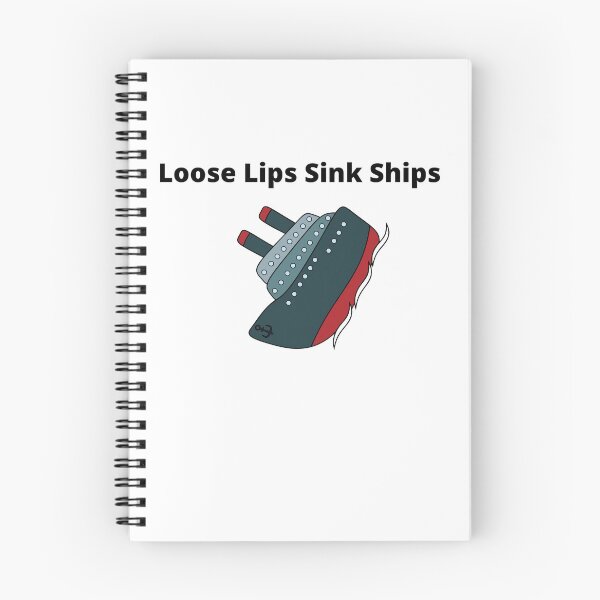 Item preview, Loose Lips Sink Ships designed and sold by MuscleCarTs.