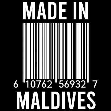 Artwork thumbnail, Made In Maldives by RandomStuffShop
