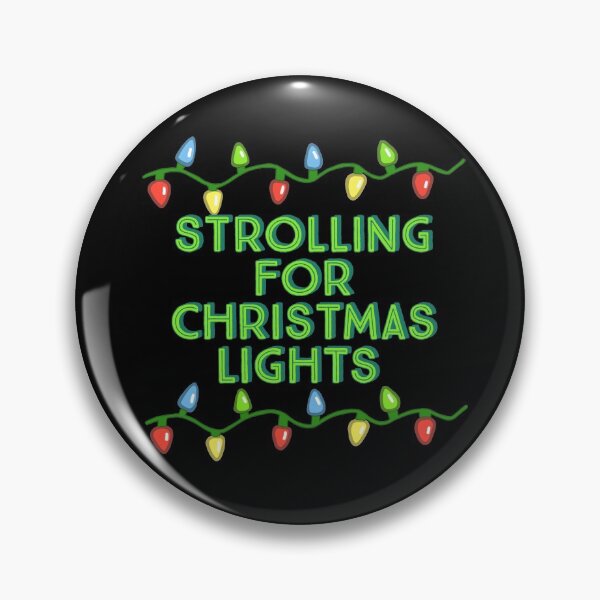 Item preview, Strolling for Christmas Lights - Green with xmas lights designed and sold by wildjellybeans.