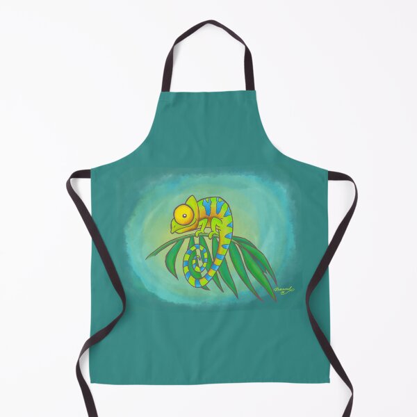 Colorful Chameleon! Apron