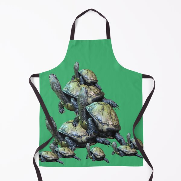 Item preview, GREEN TURTLE FAMILY ABSTRACT ART designed and sold by sharlesart.