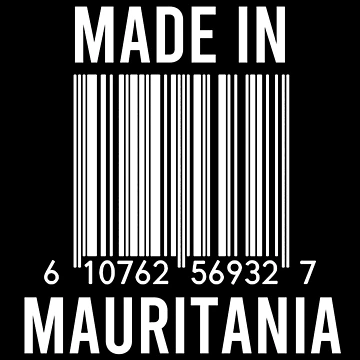 Artwork thumbnail, Made In Mauritania by RandomStuffShop
