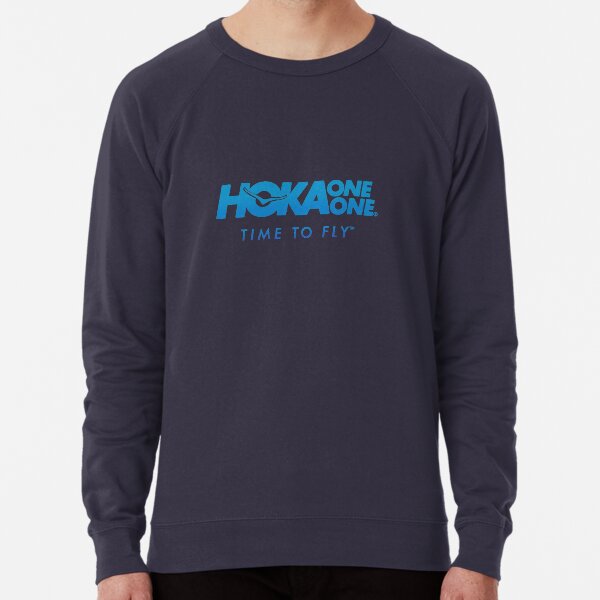Hoka One One Gradient Ombre Logo Digital Art Lightweight Sweatshirt