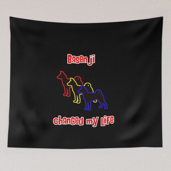 Item preview, Basenji changed my life - Dog Art dogs Silhouette - pet designed and sold by Coolstuff4you71.