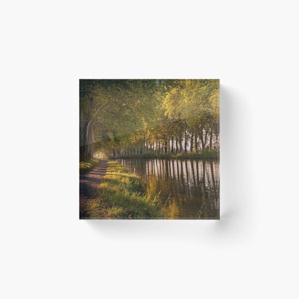 Item preview, Morning Light at the Canal du Midi designed and sold by Bruce Alexander.