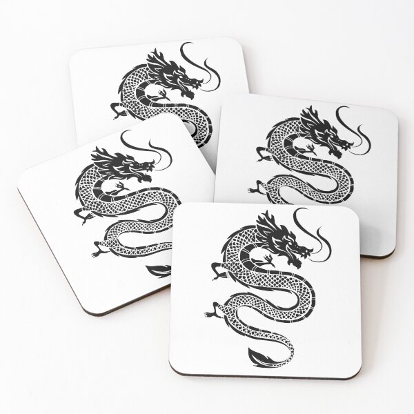 Item preview, Black Japanese Dragon designed and sold by eyesomegraphic.