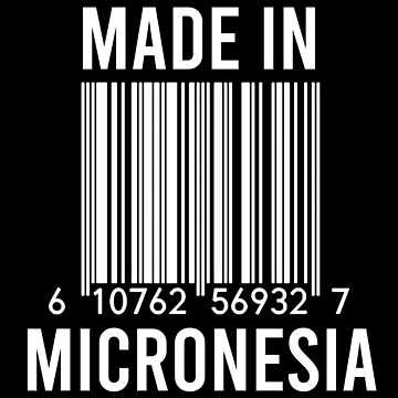 Artwork thumbnail, Made In Micronesia by RandomStuffShop