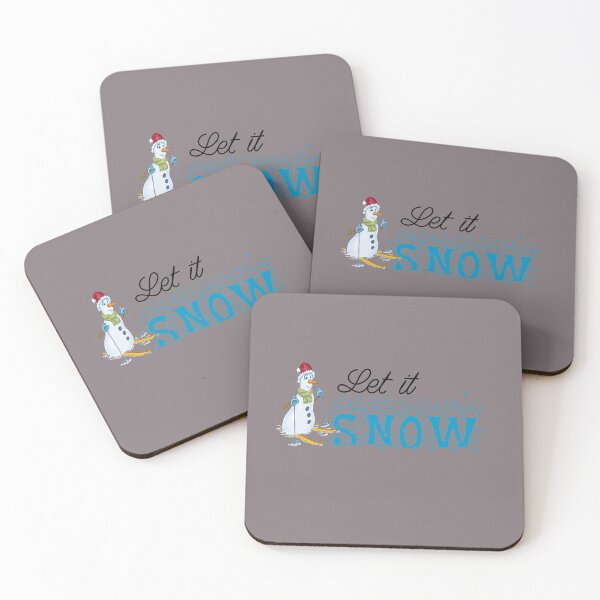 Item preview, Let it Snow - Snowman Skiing designed and sold by SkyTastic.