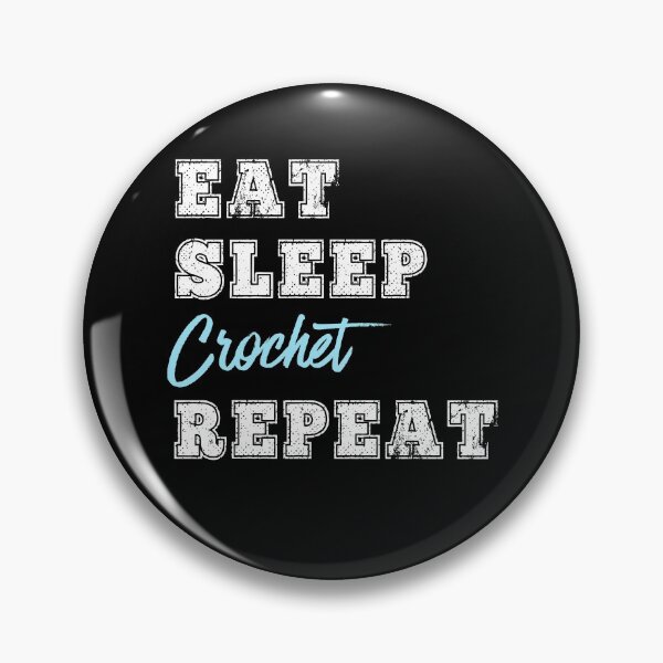 Item preview, Eat Sleep Crochet Repeat Funny Crafter Crocheting Gift designed and sold by carlhunt99.