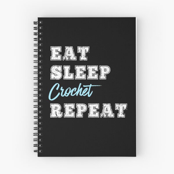 Item preview, Eat Sleep Crochet Repeat Funny Crafter Crocheting Gift designed and sold by carlhunt99.