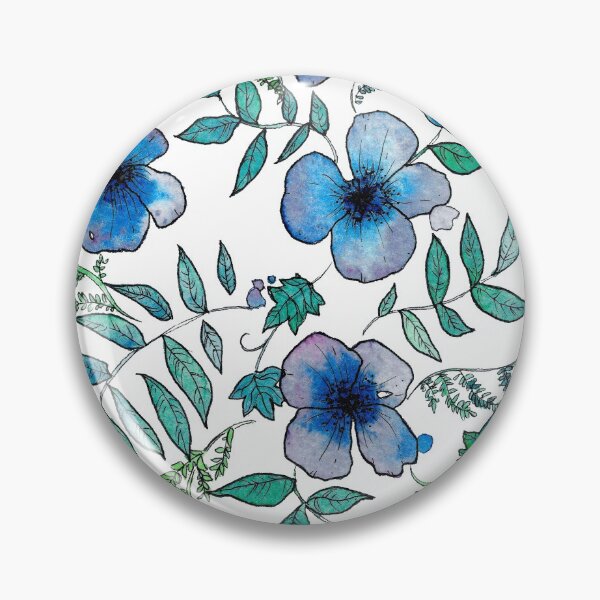 Item preview, Bunch of flowers and ferns designed and sold by María Casas Watercolour Designs.