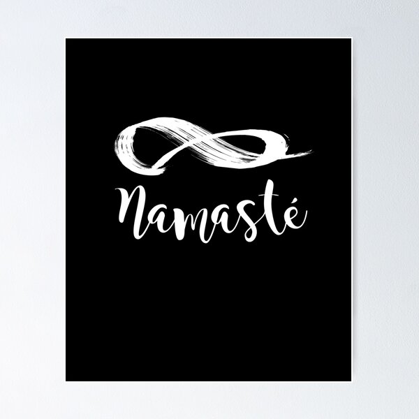 Item preview, Infinity sign Namaste forever Yoga saying | Sports designed and sold by MeisterM.