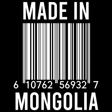 Artwork thumbnail, Made In Mongolia by RandomStuffShop