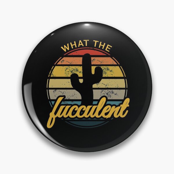 Item preview, What The Fucculent Cactus - Cool and Cute Design  designed and sold by designminimal.