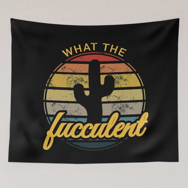 Item preview, What The Fucculent Cactus - Cool and Cute Design  designed and sold by designminimal.