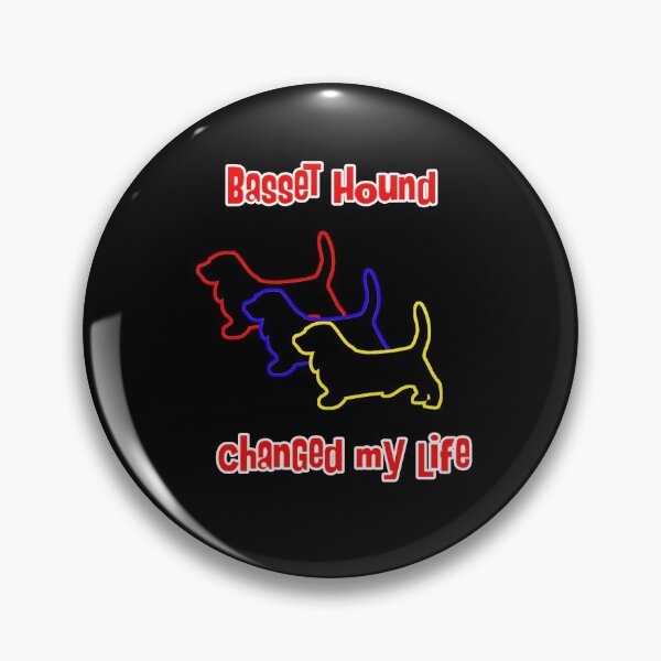 Item preview, Basset Hound changed my life - Dog Art dogs Silhouette - pet designed and sold by Coolstuff4you71.