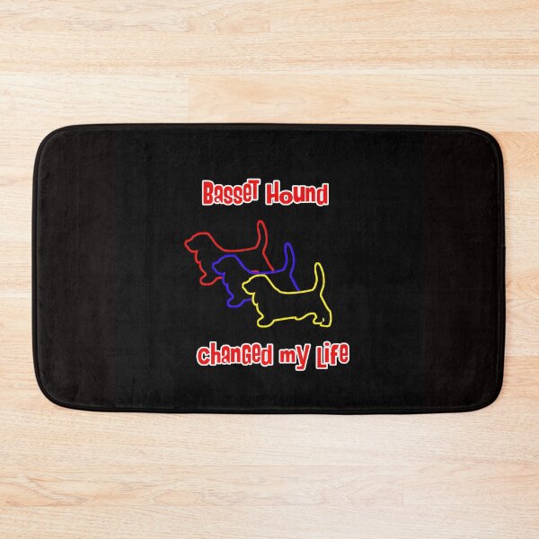 Item preview, Basset Hound changed my life - Dog Art dogs Silhouette - pet designed and sold by Coolstuff4you71.