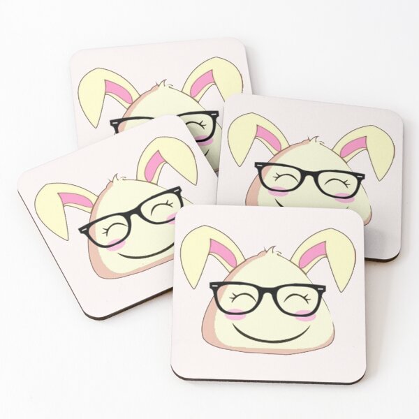 Item preview, Cute rabbit with glasses animal kids designed and sold by Rokay Arts.
