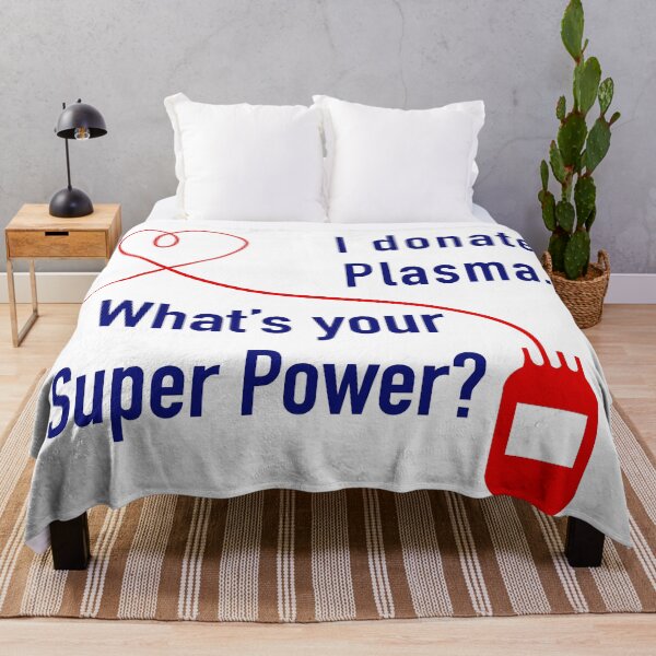 Item preview, I Donate Plasma. What's Your Super Power? designed and sold by BlissTheory.