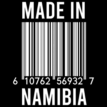 Artwork thumbnail, Made In Namibia by RandomStuffShop