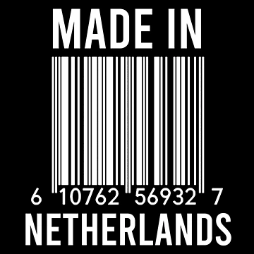 Artwork thumbnail, Made In Netherlands by RandomStuffShop