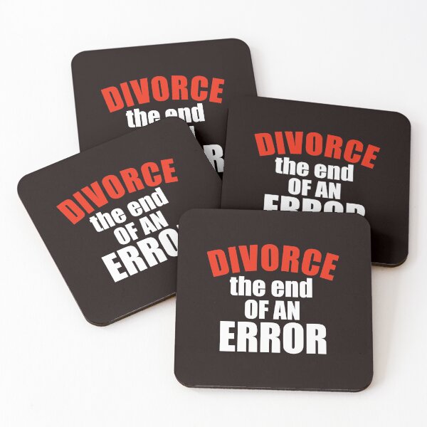 Aperçu de l'œuvre Divorce La fin d'une erreur T-shirt drôle papa créée et vendue par medbouk1.