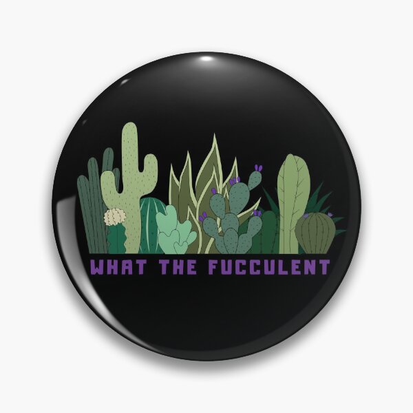 Item preview, What The Fucculent Cactus - Cool and Cute Design  designed and sold by designminimal.